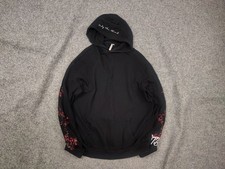 Only The Blind Design Black embroidered Japanese sakura logos Hoodie