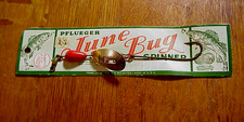 PFLUEGER JUNE BUG SPINNER with RED HEAD Unused on Original Card -- NOS