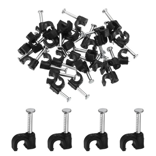 60pcs 4mm half - clamp, j-hook
