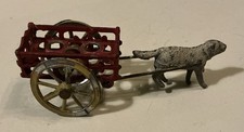 Antique Penny Toy Dog Pulling