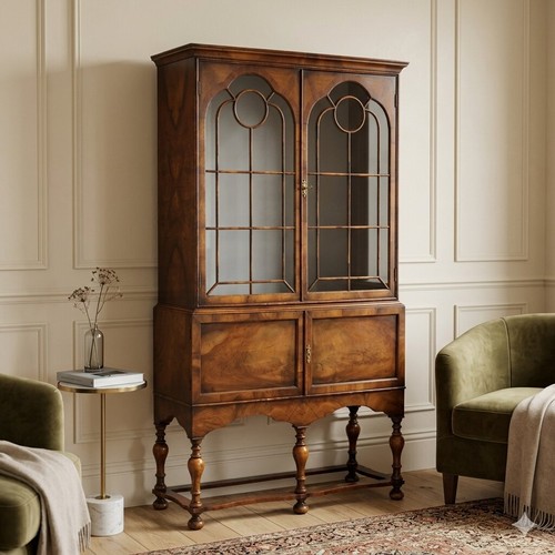 Antique showcase chippendale - antique,