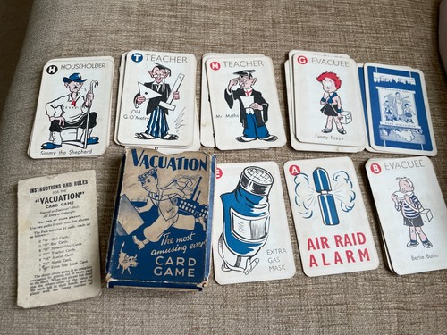 Ww2 vacuation card - vacuation,