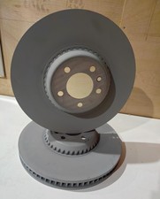 2 x Front Coated Brake Disc