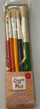 5 X Paint Brushes Kids Children Arts Paint brushes Child Paint Brushes Crafting