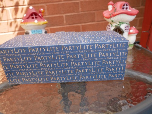 Partylite box candle - of,