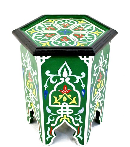 Moroccan side table corner - table,