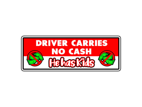 Driver carries cash - driver,