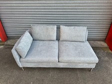 Made.com Vento 2 Seater Sofa In Linear Grey