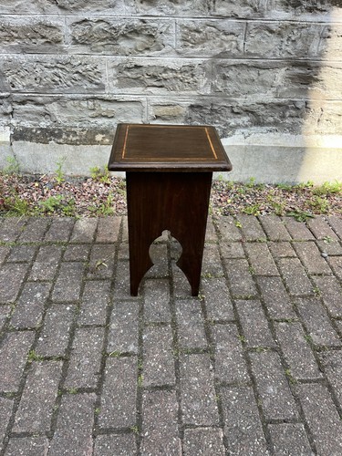 Vintage wooden plant stand - stand, /
