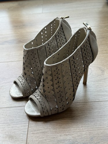 Karen millen silver peep - karen,