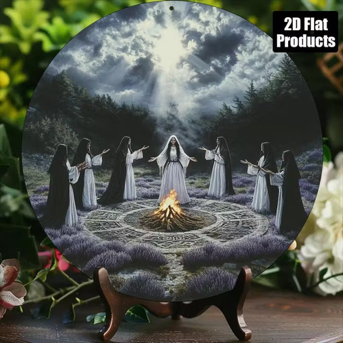 Witches circle round metal - circle,