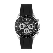 Sekonda Gents Chronograph Watch with Black Silicone Strap Model 30199.205 £74.99