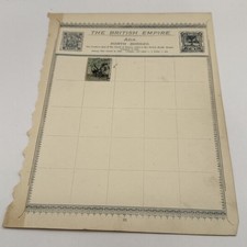  Old Album Page BRITISH EMPIRE