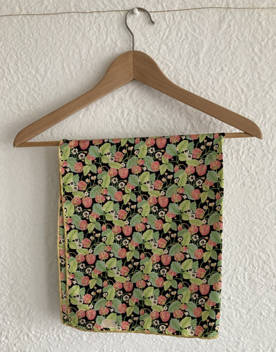 Liberty strawberry print - liberty, silk