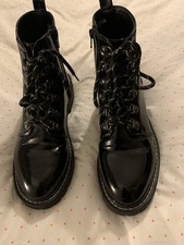 TU By Sainsburys Black Ankle Boots.Size 6