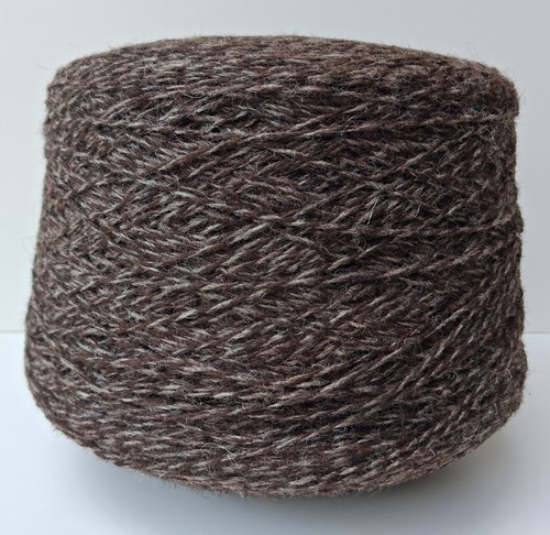 Double knit brown tweed - double,