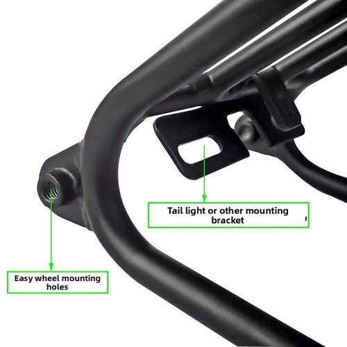 16in folding bike rear - 16in,