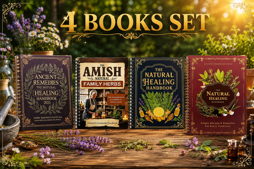 Books set natural healing - 4,