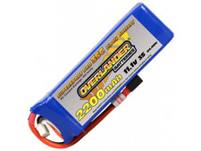Overlander Supersport Lipo 2200mah 3S 11.1v 35C Deans XT60 or EC3 Li-Po Battery