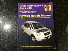 HONDA PILOT/RIDGELINE & ACURA MDX 2003 to 2014 SERVICE REPAIR MANUAL BY HAYNES
