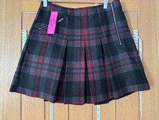 Next Black and red plaid mini