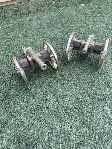 Pair decorative brass and - of,