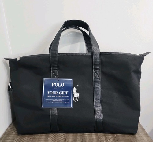 Ralph lauren black duffle bag - ralph,