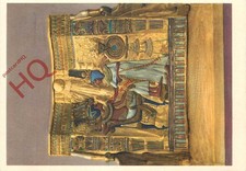 Picture Postcard, Treasures of Tutankhamun, Back Panel of the King's Throne