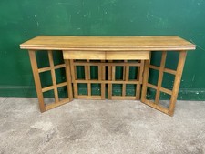 Vintage Extending Dining Console Table Desk