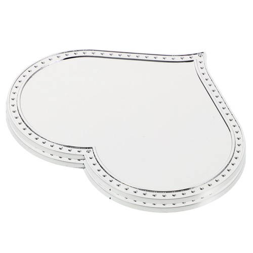 2pcs heart shaped mirrors - ,