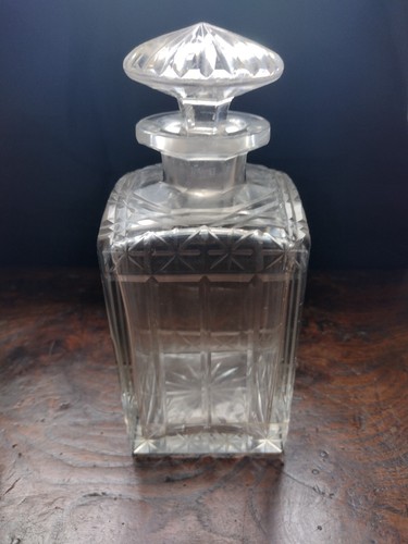 Vintage crystal decanter - vintage,