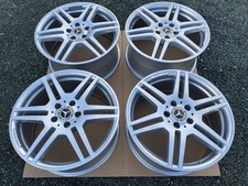 18" MERCEDES E-CLASS W207 C207 W212 ALLOYS WHEELS AMG STAGGERED REFURBISHED x4