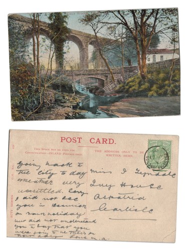 Vintage postcard gelt woods - postcard,