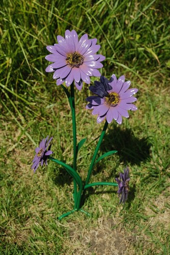 Purple flower decorative - purple,