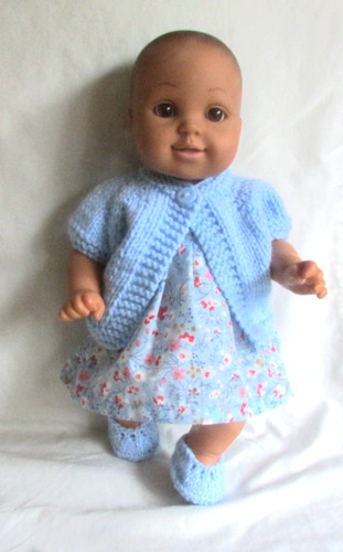 New dolls blue dress - new,