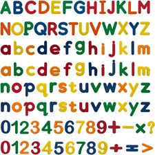 Magnetic Letters and Numbers