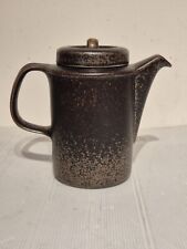 A Vintage Studio Arabia Finland Ruska Coffee Pot Designed By Lula Procope ex con