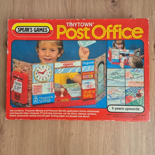 Vintage tiny town post - vintage,