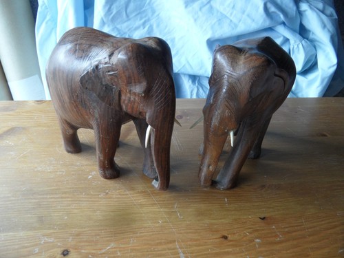 Vintage large hand carved - vintage,