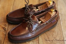 Sebago Brown Leather Boat Deck Shoes Boot Mens UK 9 R US 9.5 EU 43.5