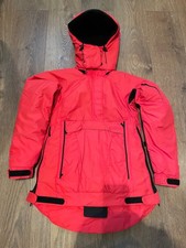 Montane Women's Extreme Smock Hooded Fleece Pertex Quantum Jacket Size 10 UK Red