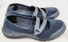 Skechers Womens Girls Navy Blue Mary Jane Trainers.Slip on.23004.Part leather.2