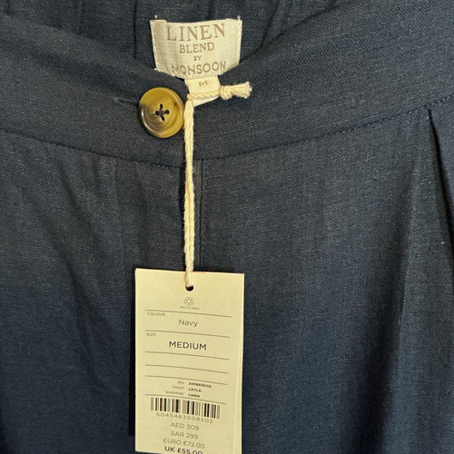 Monsoon women navy linen - monsoon,