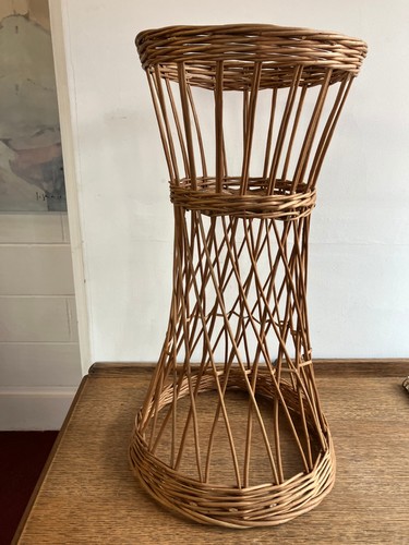 Vintage woven wicker floor - vintage,