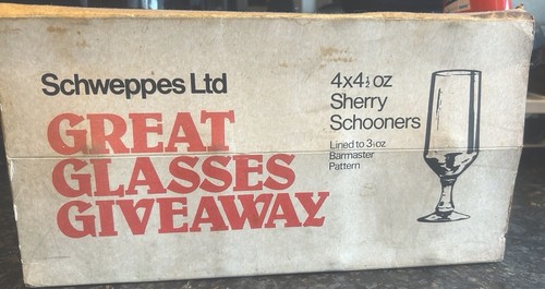 Schweppes schooners vintage - schooners,