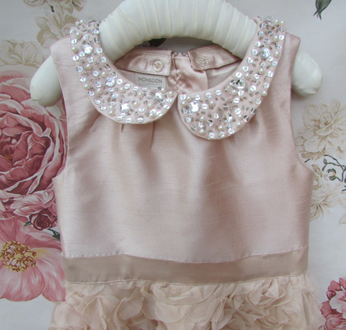 Monsoon blush mink pink ruffle - monsoon,