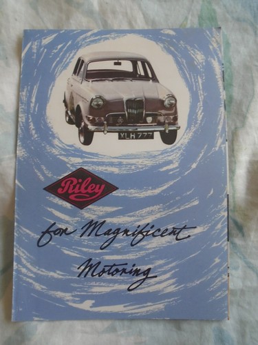 Morris wolseley riley - riley, mg