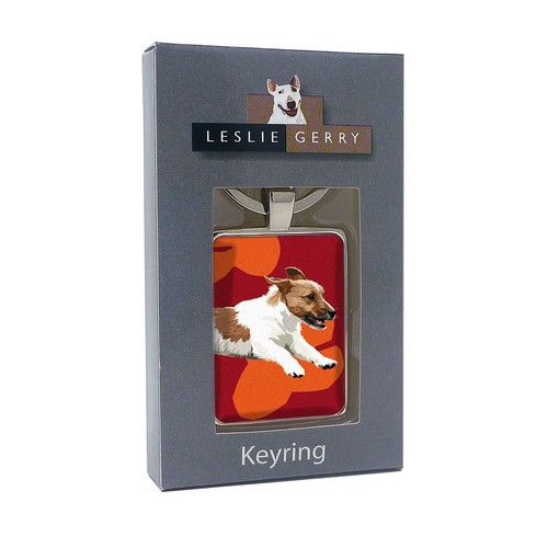 Jack russell terrier keyring - russell,