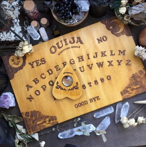 Oujia board light wood vintage - board,
