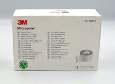 3M Micropore Surgical Tape | 2.5cm x 9.1m | Box of 12 Rolls | First Aid